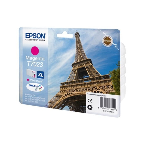 EPSON T7023 XL magenta bläckpatron - Eiffeltornet (C13T70234010)