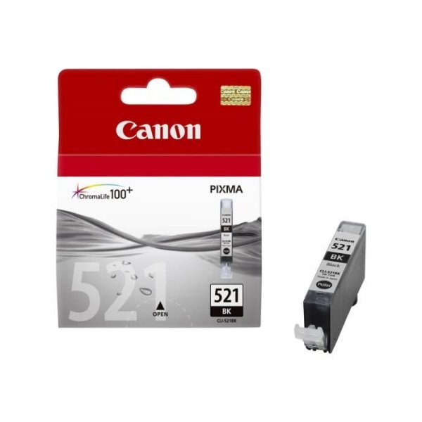 Canon CLI-521BK bläckpatron - svart - bläckstråle - 3425 sidor