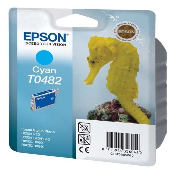 EPSON T0482 mustepatruuna - syaani - Vakiokapasiteetti 13 ml - 430 sivua