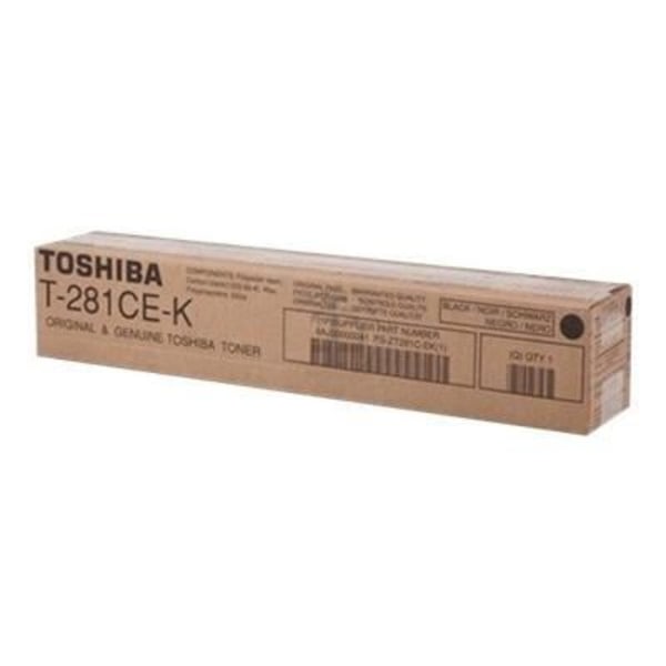 Toshiba T 281C-EK svart tonerkassett för e-STUDIO 281C, 351C, 451C - Kapacitet 27 000 sidor