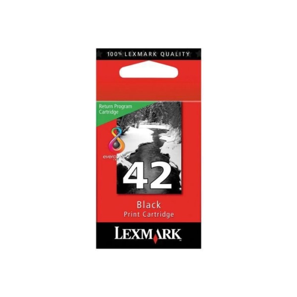 Bläckpatron - LEXMARK - Nr 42 Svart - Bläckstråle - Upp till 220 sidor