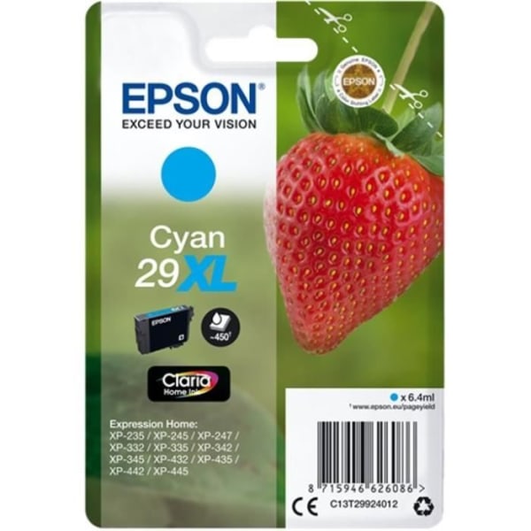 EPSON Strawberry Cartridge - Claria Home Cyan Ink