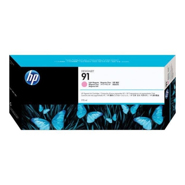 HP 91 Original bläckpatron - Magenta - Vivera bläck - 775 ml