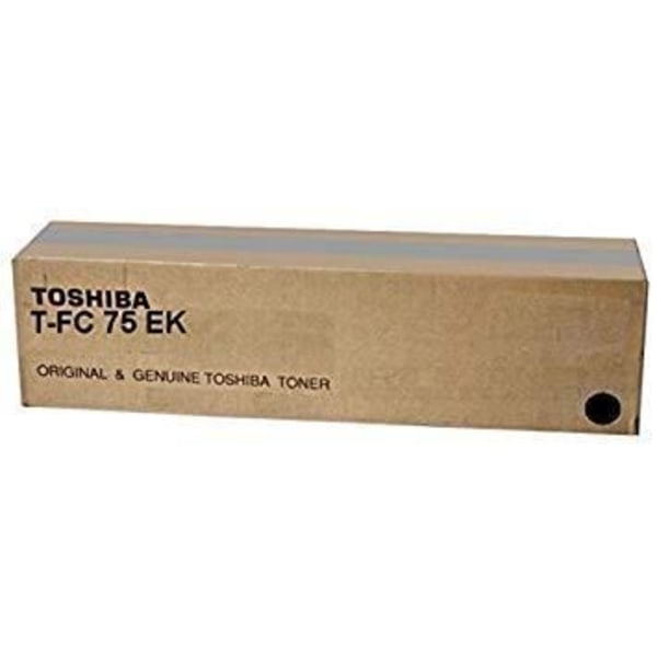 Svart tonerkassett T-FC75EK för Toshiba-skrivare - upp till 92 900 sidor - tillverkarens garanti