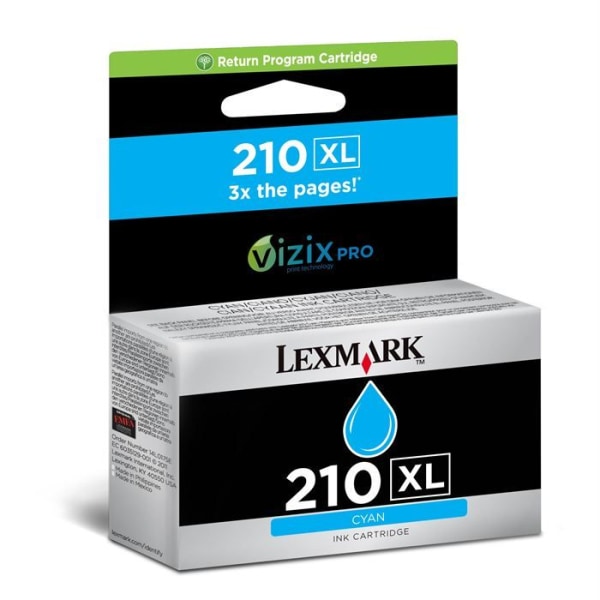 Lexmark 210XL cyan bläckpatron