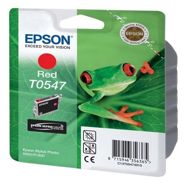 Epson T0547 Sammakko Punainen Mustepatruuna
