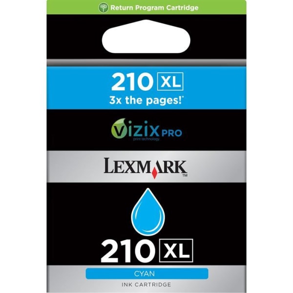 Lexmark 210XL cyan bläckpatron