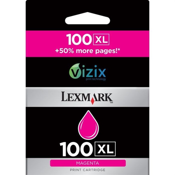 Lexmark 100XL Magenta bläckpatron