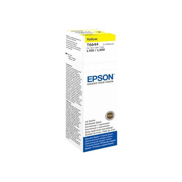 EPSON T6644 blækpatron - Gul - 70 ml - Pakke med 1