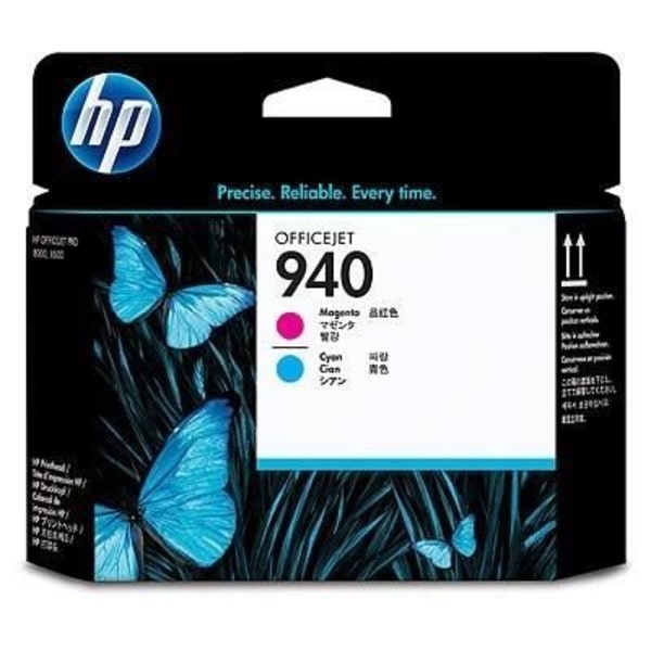 HP 940 ægte magenta og cyan printhoved (C4901A) til HP OfficeJet Pro 8000/8500