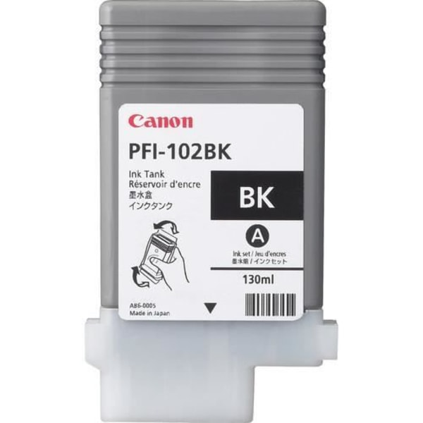 Canon PFI-102BK bläcktank - Svart - imagePROGRAF - 130 ml