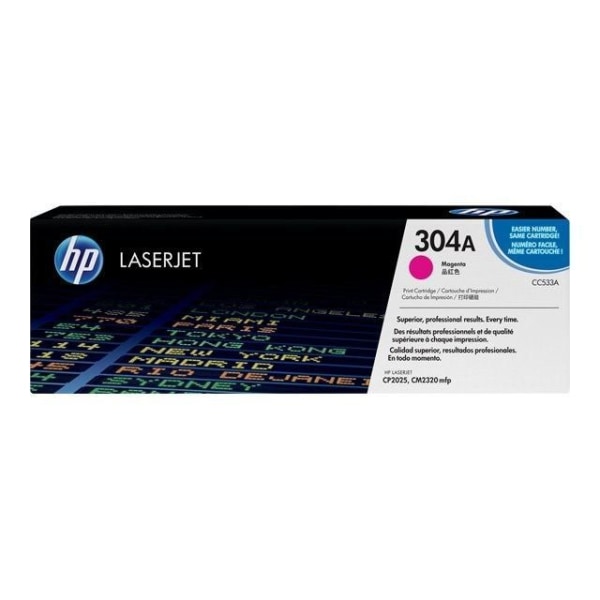 HP 304A magenta tonerpatron til HP Color LaserJet CP2025/CM2320MFP printere