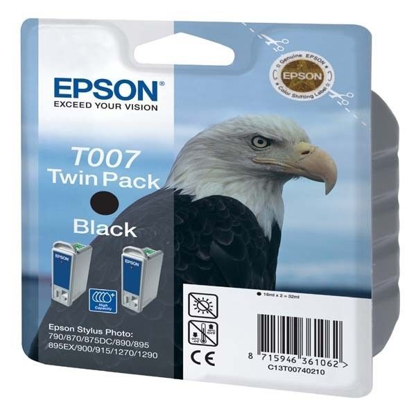 Epson Pack med 2 bläckpatroner T007