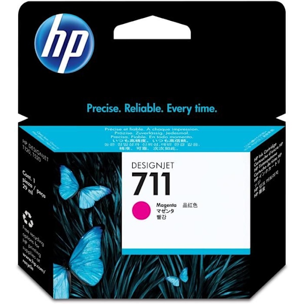 HP 711 blækpatron - Magenta - Standardkapacitet 29ml