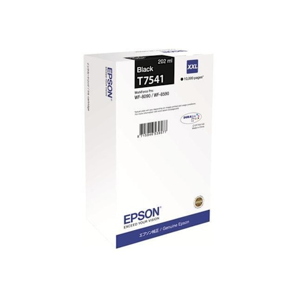 EPSON-kasetti - musta - XXL - 10 000 sivua - WF-8x90