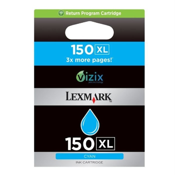 Lexmark 150XL cyan bläckpatron