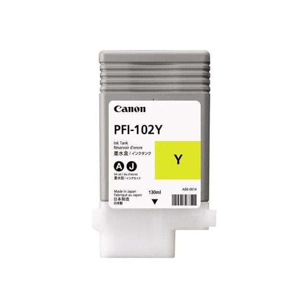 CANON PFI-102 Y Original blækpatron - 130 ml - Gul