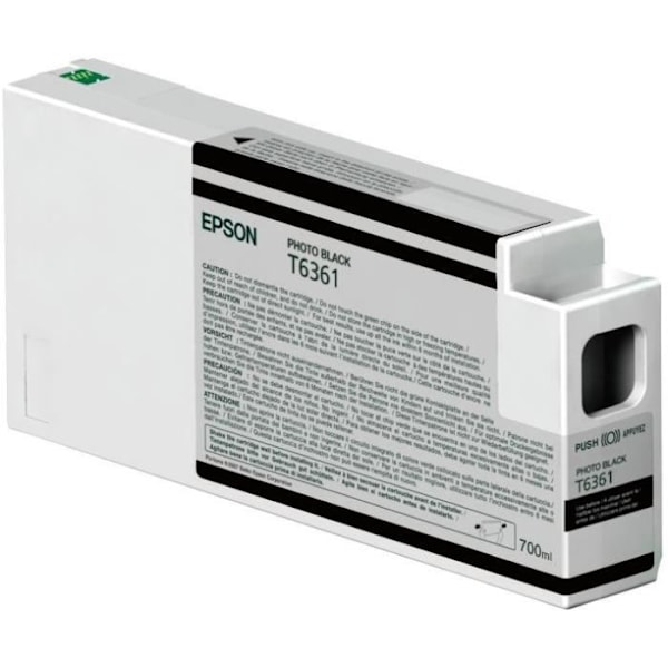 EPSON Photo Ink Cartridge T6361 - Svart - Standardkapacitet 700ml