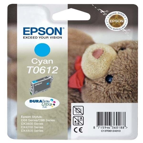 Epson T0612 Cyan blækpatron