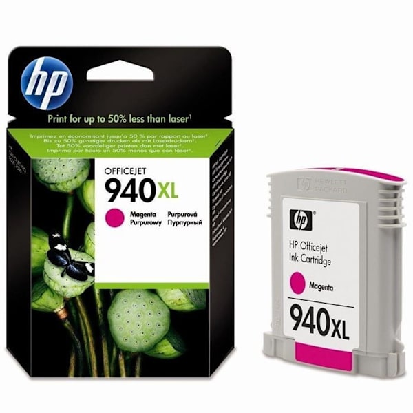HP 940XL High Yield Magenta alkuperäinen mustekasetti (C4908AE)