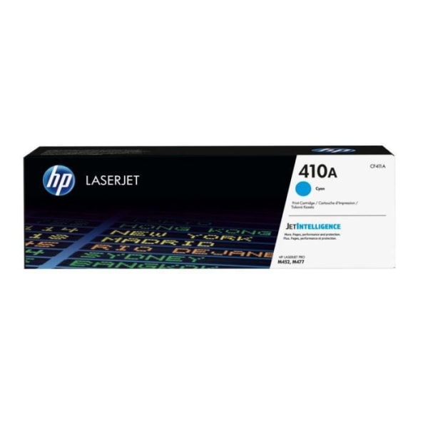 HP 410A (CF411A) cyan tonerkassett för HP Color LaserJet Pro M377/M452/MFP M477-skrivare