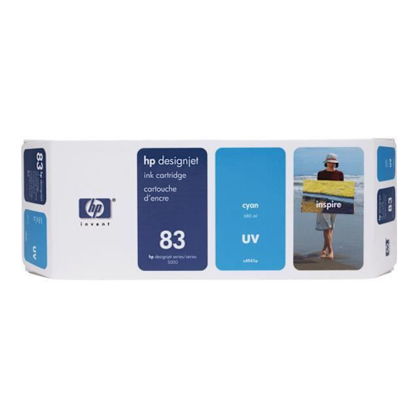 HP Inkjet Cartridge 83 - Cyan - Inkjet - 1 st