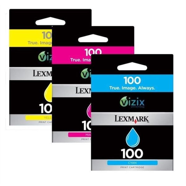 Lexmark 100 färgbläckpatron