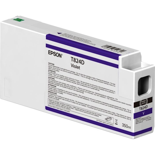 Epson T824D - 350 ml - violetti - alkuperäinen - mustepatruuna - malleihin SureColor SC-P7000, SC-P7000V, SC-P9000, SC-P9000V