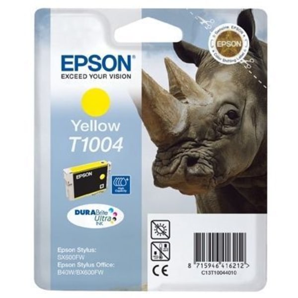 Epson T1004 Rhinoceros blækpatron gul