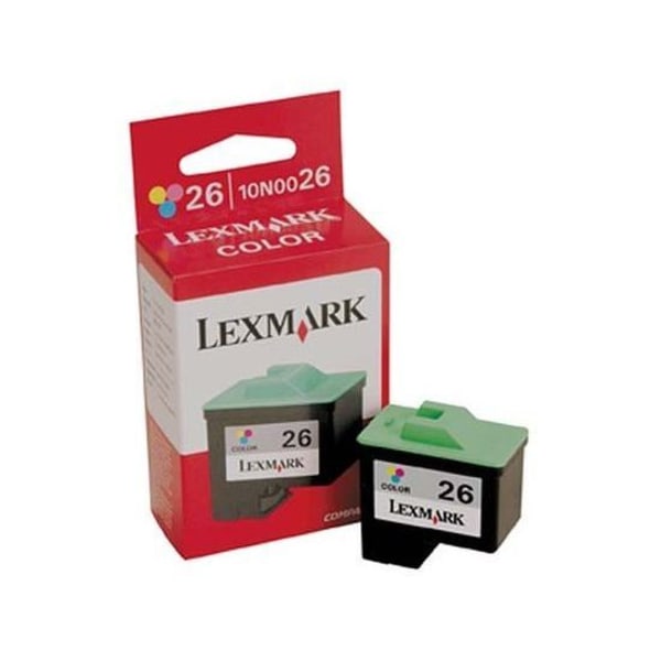 LEXMARK Bläckpatron - 26 - 275 sidor - Paket med 1 - Trefärgad