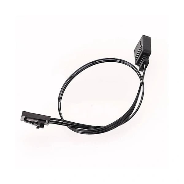 Adapterkabel til 4-pin RGB til standard ARGB 3-pin 5V, RGB-kabel 25 cm (FMY) Sort