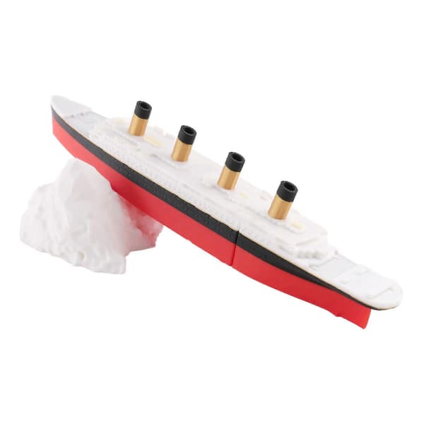 Realistic Split Titanic Bath Toy and Pool Toy, Titanic Topper, Historically Accurate Breakable Titanic Boat