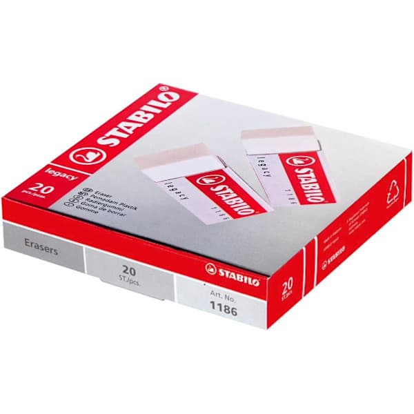 Eraser, 15-pack - White