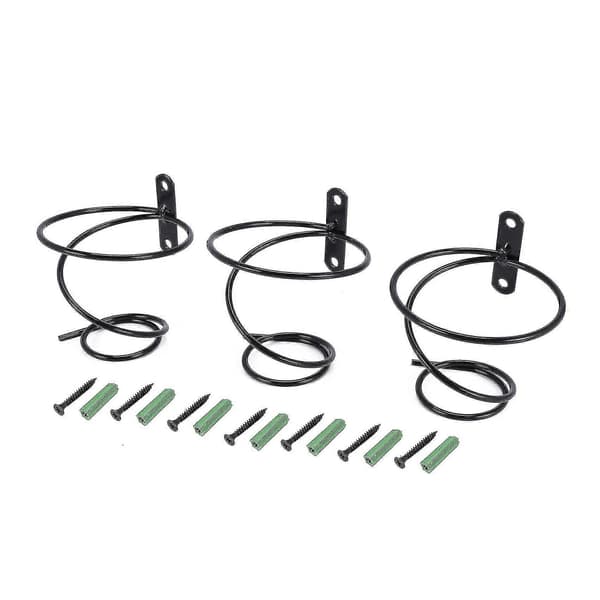 3-pack Single Bottle Wall Mounted Wine Rack, Wine Bottle Display Rack, Hanging Metal Wine Rack