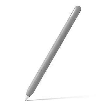 Ultratynt silikonetui for Pencil 2. generasjon - Perfekt passform, fallsikkert og lett silikongrep, grå (grå)