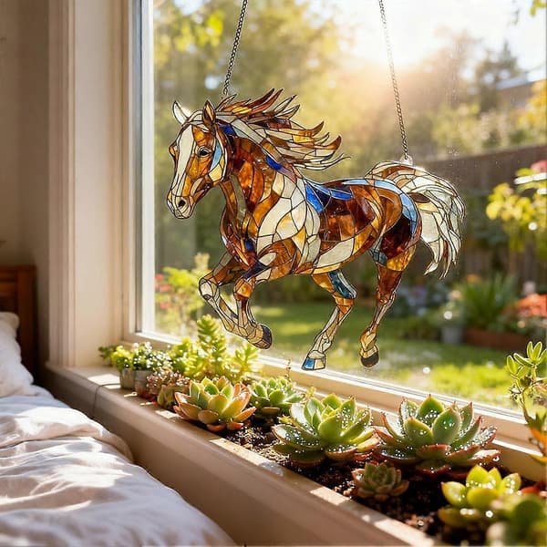 Garden Yard Acrylic Suncatcher Ornament Unique Home Decor [DB] A A