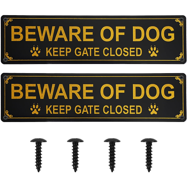 2-pak Pas på hunden tomme til