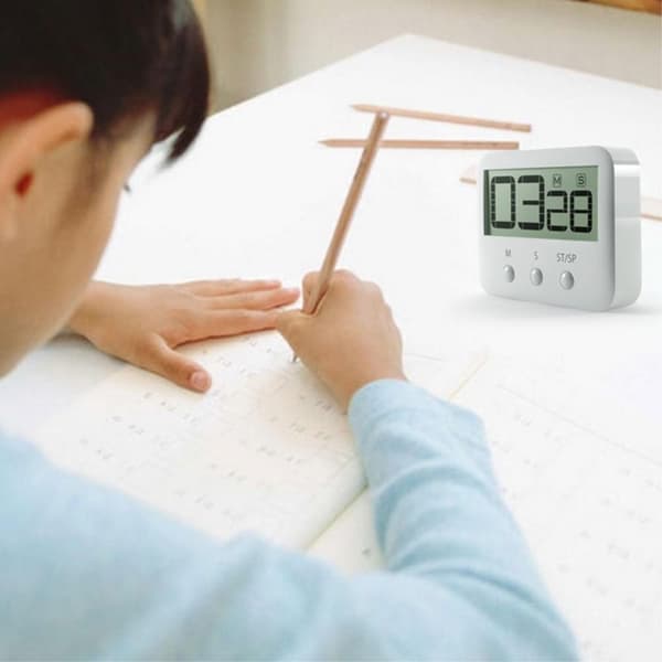 Kjøkkentimer Digital timer med magnet Vit white