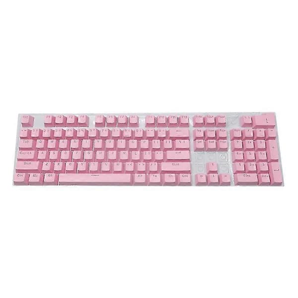 104 Doubleshot Rød-sort PBT Baggrundsbelyste Tastekapper til Cherry MX Gaming