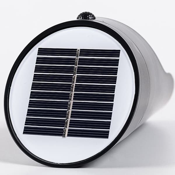 Solar Outdoor Wall Lamp Waterproof Garden Decorative Light Control Smart Wall Lamp Garden Lamp Black