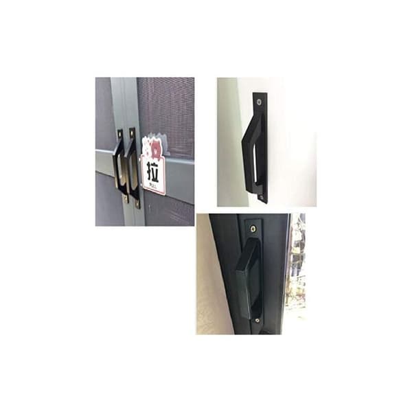 Black Sliding Door Handle Kitchen/Furniture/Cabinet/Wardrobe/Drawer and Window Handle