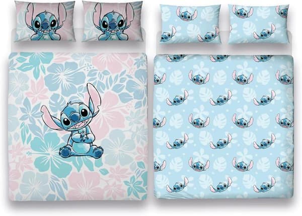 3D Microfiber Bedding Set (240x220cm) – Includes Duvet Cover & Two 75x50cm Pillowcases