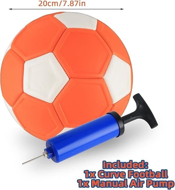 Kickerball Bend and Curve fotball - Spark som en proff, flott gave til gutter og jenter