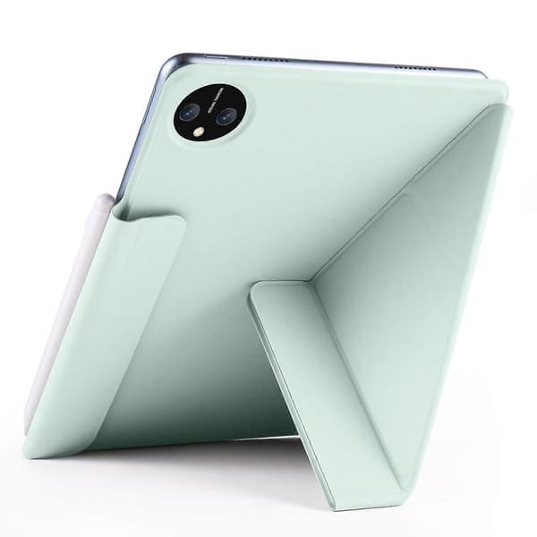 Magnetiskt läderfodral för Honor MagicPad 2 12.3 db, babygrön Baby Green
