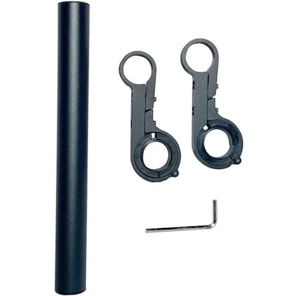 Handlebar Extender, Bicycle Handlebar Extender Lamp Light Phone Holder Extension Aluminum Alloy for Motorcycle E-bikes Bicycle.