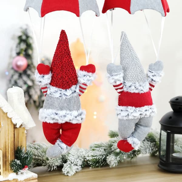 2-pack Christmas Decorations Santa Claus Ornaments
