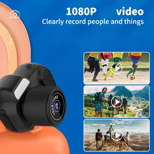 Digitalkamera Mini bærbart kamera HD 1080P 8 GB