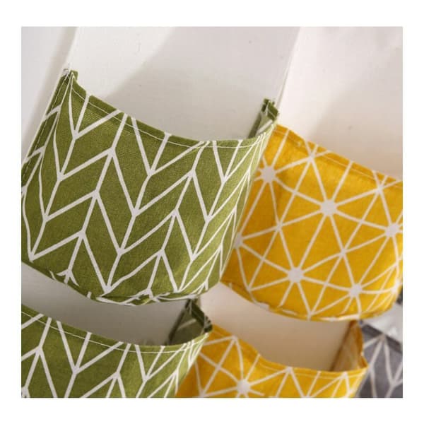 3-pack förvaringsväska, bomullsväska, hängväska, diverseväska, tygväska 20 x 60 cm