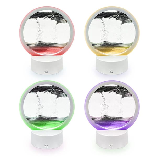 Sandlandskapslampe med LED-base, USB- og batteridrevet 560