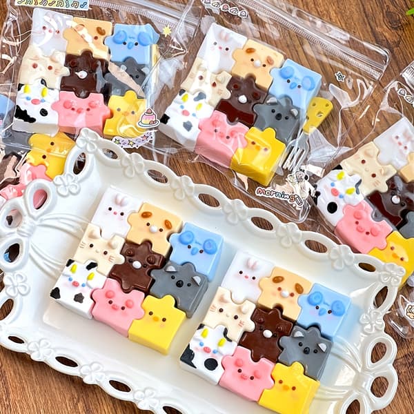 Handmade Squishy Toy Soft Feel Slow Rebound Sticky Ideal Gift Christmas Halloween Easter Puzzle Puzzle